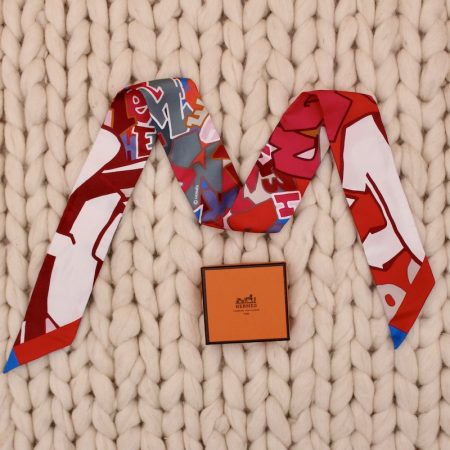 Twilly en soie multicolor - Hermès Dressingment Votre