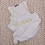 Top en coton blanc t.42 - Balmain Dressingment Votre