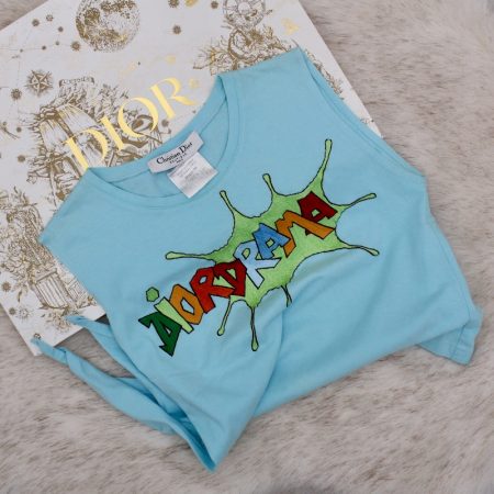 Top Diordrama cartoon bleu turquoise t.40 - Balenciaga Dressingment Votre