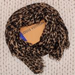 Foulard Léopard Stephen Sprouse en cachemire/soie marron - Louis Vuitton Dressingment Votre
