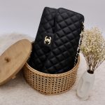 Sac Timeless Jumbo en cuir caviar noir - Chanel Dressingment Votre