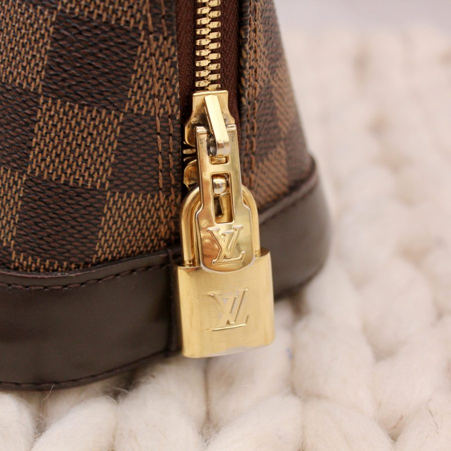 Sac BB Alma en toile damier ébène marron - Louis Vuitton – Image 6