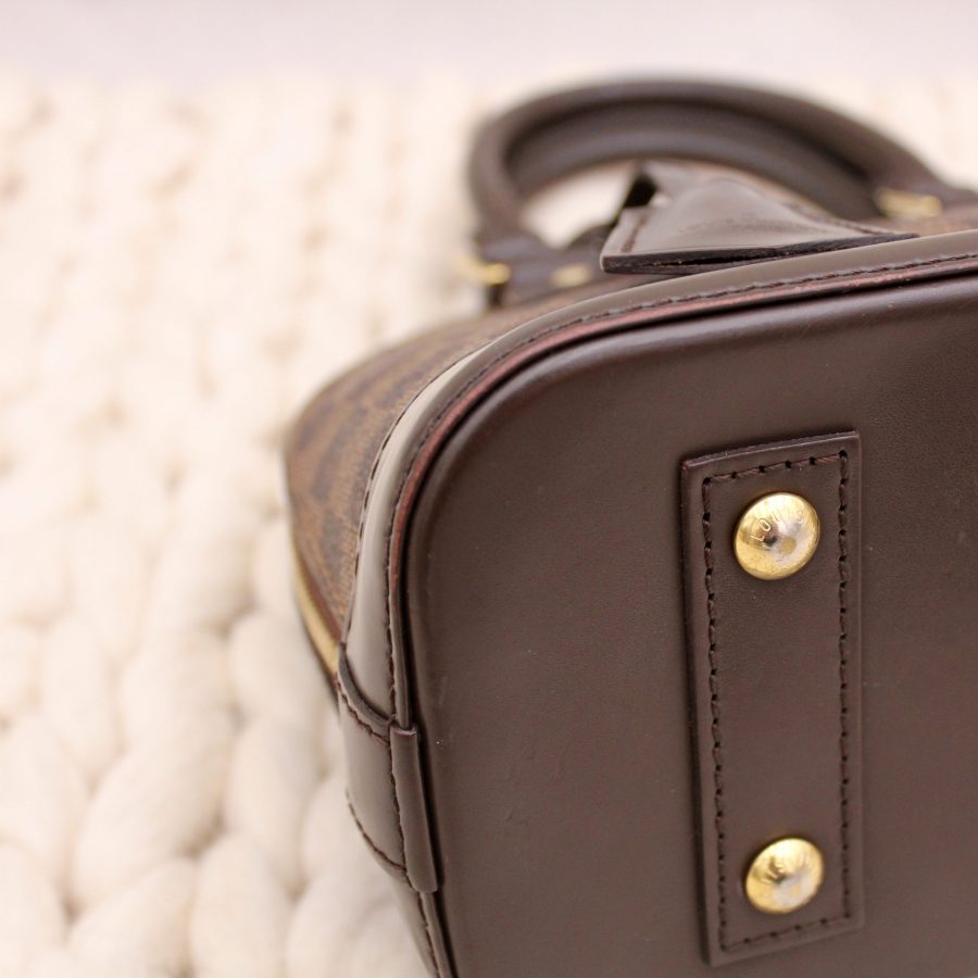 Sac BB Alma en toile damier ébène marron - Louis Vuitton – Image 12