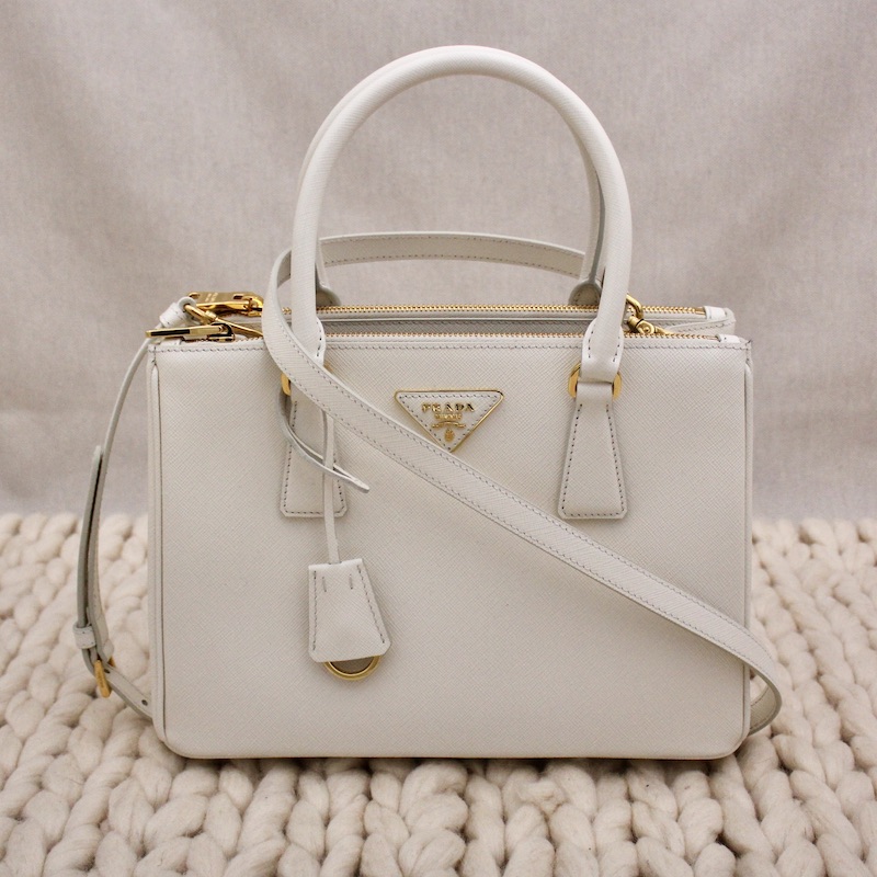 Sac Galliera en cuir saffiano blanc - Prada Sac Galliera en cuir saffiano blanc - Prada – Image 2