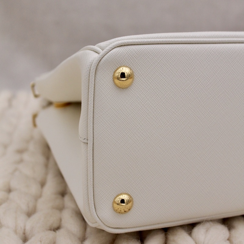 Sac Galliera en cuir saffiano blanc - Prada Sac Galliera en cuir saffiano blanc - Prada – Image 7