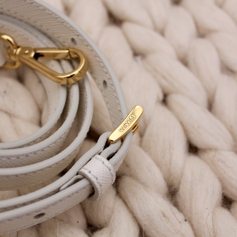 Sac Galliera en cuir saffiano blanc - Prada Sac Galliera en cuir saffiano blanc - Prada – Image 9