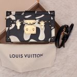 Sac Petite Malle en cuir noir et blanc - Louis Vuitton Dressingment Votre