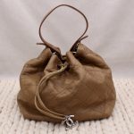 Sac Seau en cuir d'agneau camel - Chanel Dressingment Votre