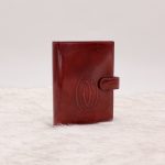 Couverture d'Agenda Happy Birthday en cuir rouge - Cartier Dressingment Votre