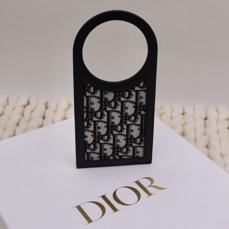 Accroche porte en cuir bleu nuit - Dior Dressingment Votre