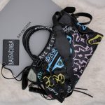 Sac City Graffiti médium en cuir noir - Balenciaga Dressingment Votre