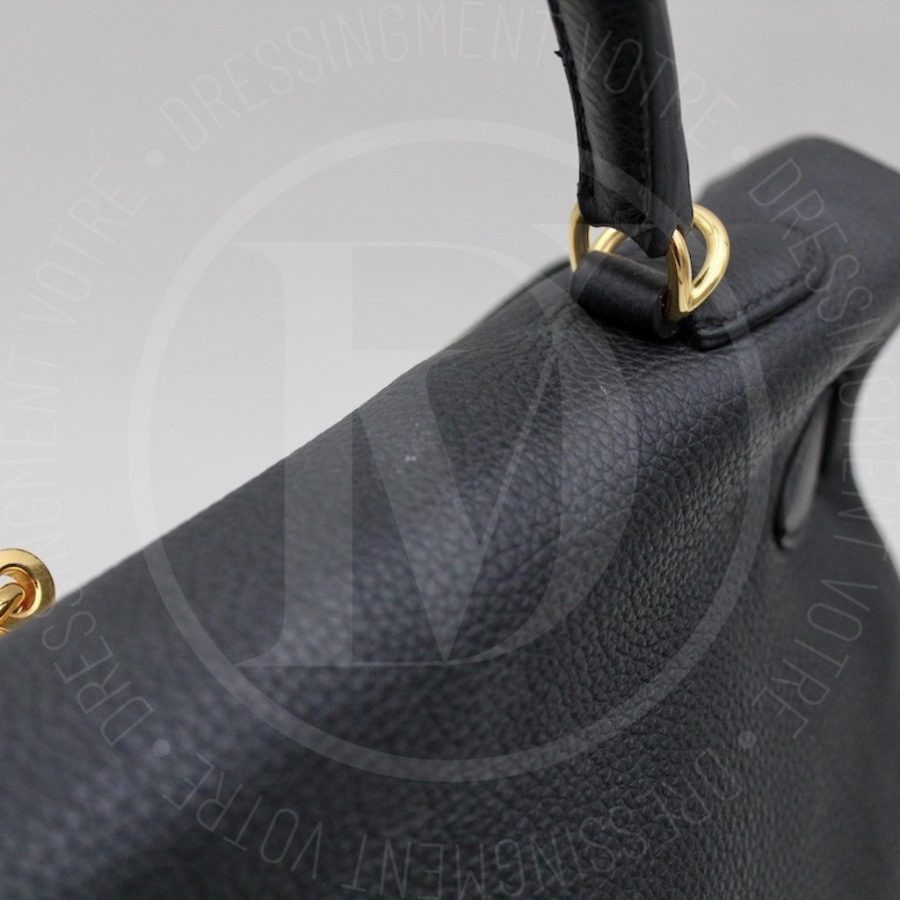 Sac Kelly 35 en cuir togo noir - Hermès – Image 6