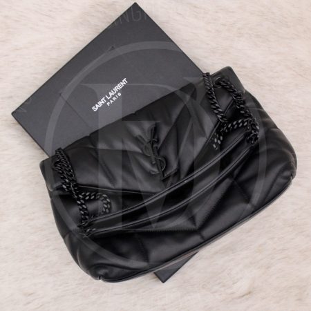 Sac Puffer Small en cuir all black - Saint Laurent Dressingment Votre