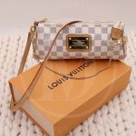 Sac bandoulière Éva en toile damier azur - Louis Vuitton Dressingment Votre