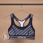 Brassière motif oblique bleu marine t.S - Dior Dressingment Votre