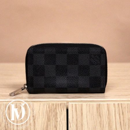 Porte-monnaie Zippy en toile damier graphite - Louis Vuitton Dressingment Votre