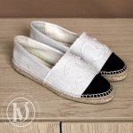 Espadrilles en toile beige et noire p.38 - Chanel Dressingment Votre