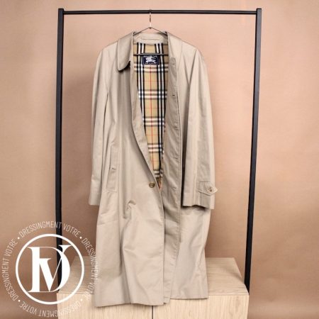 Trench-coat vintage en coton beige - Burberry Dressingment Votre