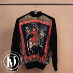 Pull fin "Feux d'artifice" en soie et laine t.44 - Hermès Dressingment Votre