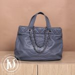 Sac CC en cuir bleu clair - Chanel Dressingment Votre