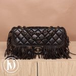 Sac à rabat Paris-Dallas no19932977 en cuir marron irisé - Chanel Dressingment Votre