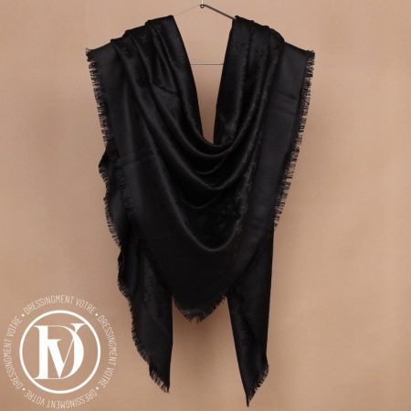 Châle monogram noir - Louis Vuitton Dressingment Votre