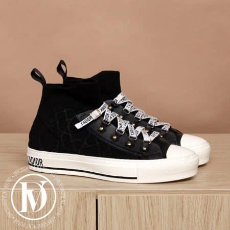 Sneakers Walk'N'Dior en maille technique noire p.37 - Dior Dressingment Votre