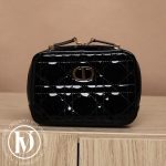 Pochette Caro en cuir verni noir - Dior Dressingment Votre