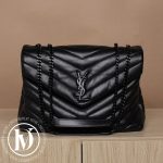Sac Loulou médium all black - Saint Laurent Dressingment Votre