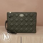 Pochett Daily médium en cuir vert - Dior Dressingment Votre