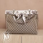 Sac cabas Positano en toile monogram et cuir - Gucci Dressingment Votre