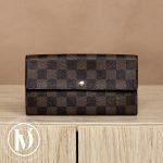 Portefeuille Sarah en toile damier ébène - Louis Vuitton Dressingment Votre