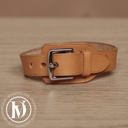 Bracelet Cartouchière en cuir sable - Hermès Dressingment Votre