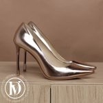 Escarpins en cuir métallisé doré p.37,5 - Jimmy Choo Dressingment Votre