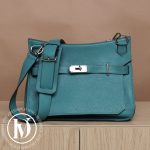 Sac Jypsière 31 en cuir togo bleu canard - Hermès Dressingment Votre