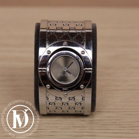 Montre Twirl en acier argent - Gucci Dressingment Votre