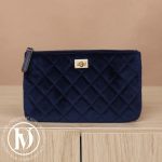 Pochette 2.55 en velours bleu nuit - Chanel Dressingment Votre