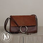 Petit sac Faye en cuir et suède - Chloé Dressingment Votre
