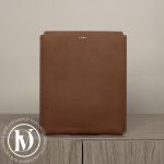 Étui ipad / pochette en cuir camel - Chloé Dressingment Votre