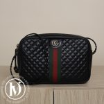 Sac appareil photo en cuir matelassé noir - Gucci Dressingment Votre
