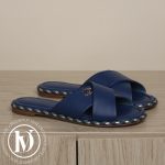 Mules en cuir bleu p.36 - Chanel Dressingment Votre
