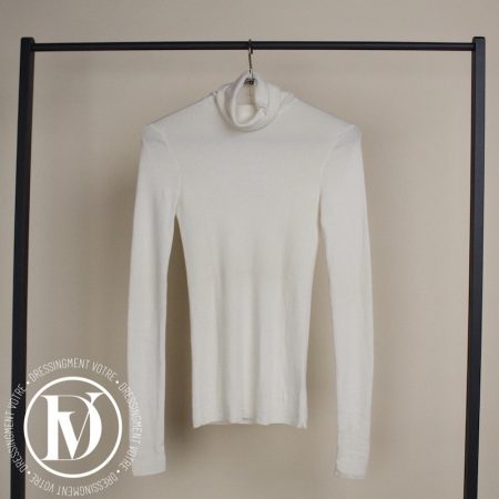Pull col-roulé en cachemire beige t.34 - Hermès Dressingment Votre