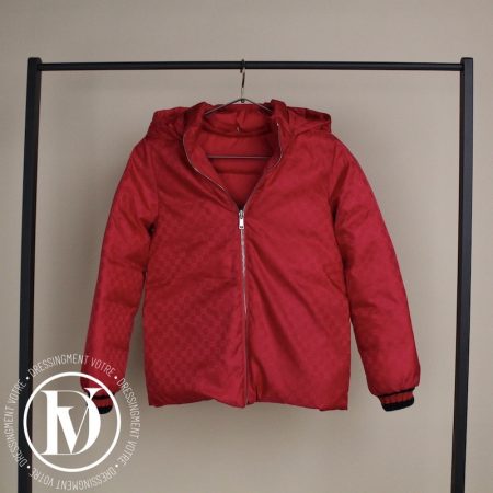 Doudoune reserversible rose fuschia t.12 ans - Gucci Dressingment Votre