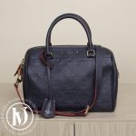 Sac Speedy 25 bandoulière cuir monogram empreinte bleu - Louis Vuitton Dressingment Votre