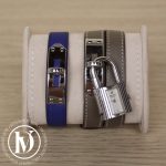Montre bracelet double tour Kelly en cuir étoupe - Hermès Dressingment Votre