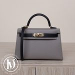 Sac mini Kelly 20 en cuir epsom bicolore - Hermès Dressingment Votre