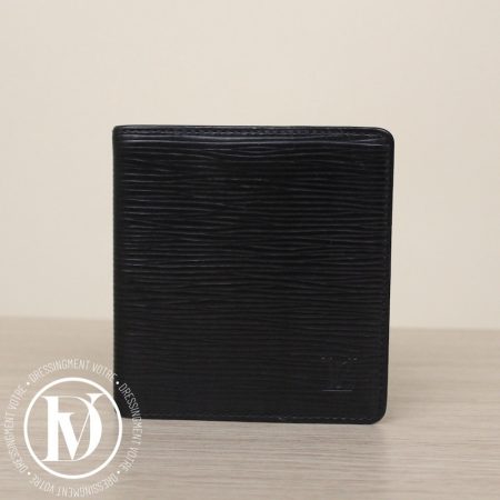 Portefeuille en cuir épi noir - Louis Vuitton Dressingment Votre