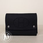Pochette Evelyne en feutre noir - Hermès Dressingment Votre