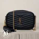 Sac mini Lou camera en cuir grainé noir - Saint Laurent Dressingment Votre