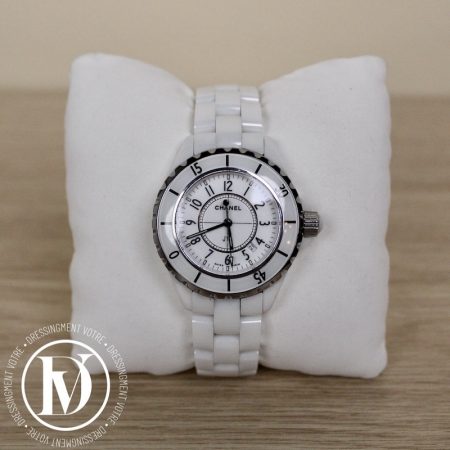 Montre J12 33mm en acier et céramique blanche - Chanel Dressingment Votre